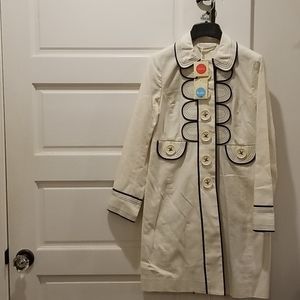 Boden US Size 6 Ivory Colored Jacket